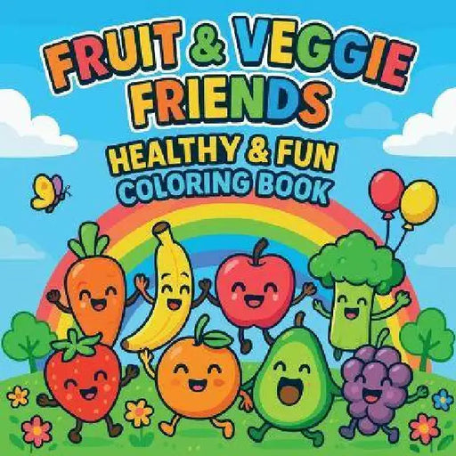 Fruit & Veggie Friends - Healthy & Fun Coloring Book by Chris Martin