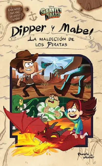 Gravity Falls. Dipper Y Mabel. La Maldición de Los Piratas by Disney Disney