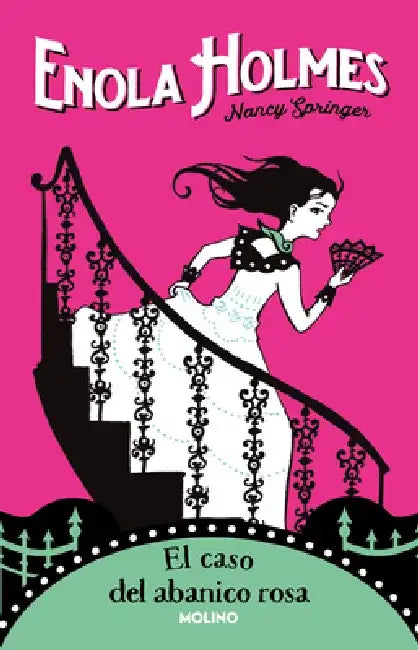 El Caso del Abanico Rosa / The Case of the Peculiar Pink Fan by Nancy Springer