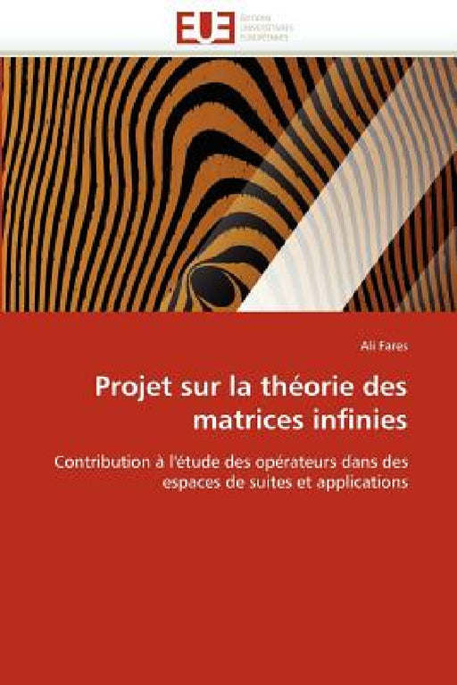 Projet sur la théorie des matrices infinies by Fares-A
