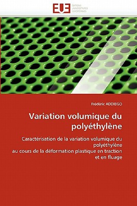 Variation volumique du polyéthylène by Addiego-F