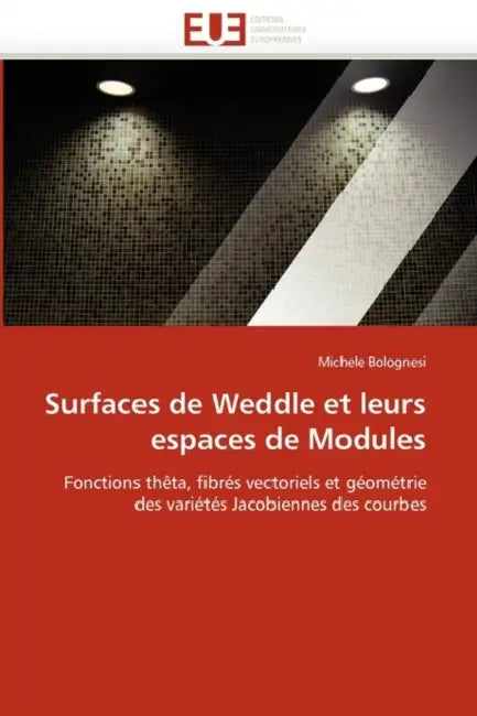Surfaces de Weddle Et Leurs Espaces de Modules by Bolognesi-M