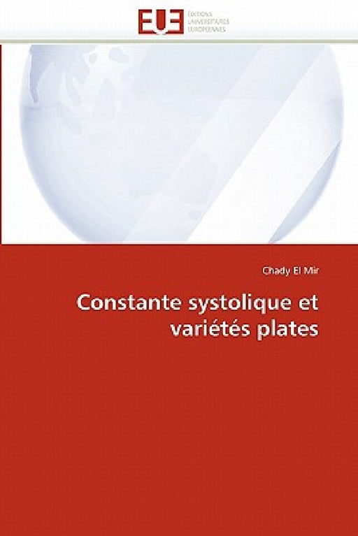 Constante Systolique Et Variétés Plates by El Mir-C