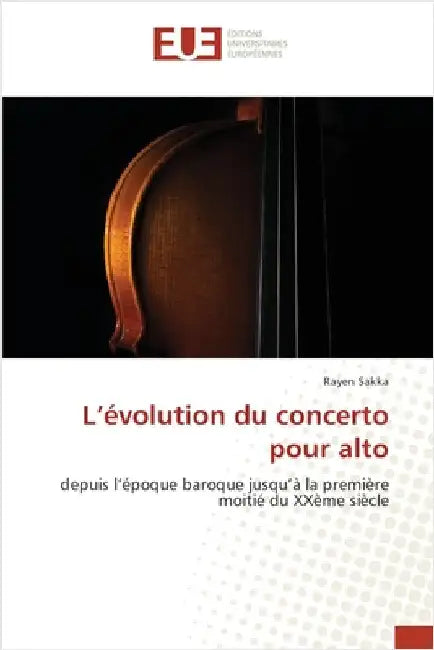 L'évolution du concerto pour alto by Sakka, Rayen