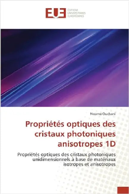 Propriétés optiques des cristaux photoniques anisotropes 1D by Noama Ouchani