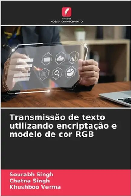 Transmissão de texto utilizando encriptação e modelo de cor RGB by Sourabh Singh