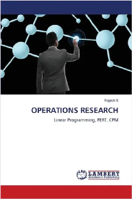 Operations Research by S, Rajesh