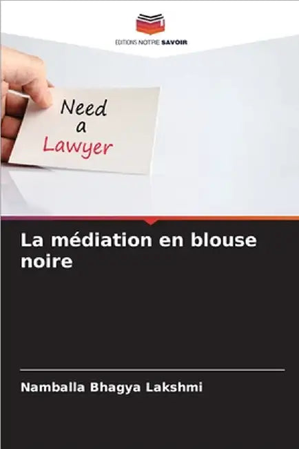 La médiation en blouse noire by Namballa Bhagya Lakshmi