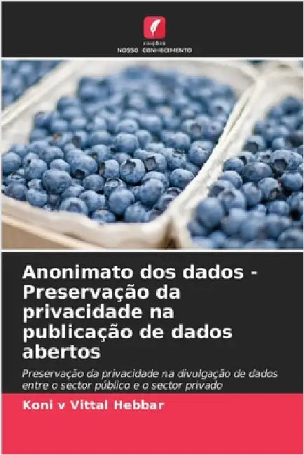 Anonimato dos dados - Preservação da privacidade na publicação de dados abertos by Hebbar, Koni V. Vittal