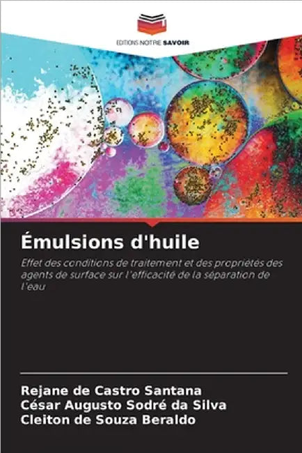 Émulsions d'huile by Rejane de Castro Santana