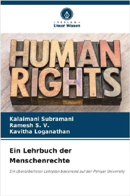 Ein Lehrbuch der Menschenrechte by Subramani, Kalaimani