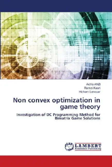 Non convex optimization in game theory by Aicha Anzi, Ramzi Kasri, Hicham Lenouar