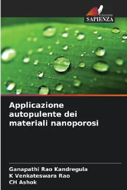 Applicazione autopulente dei materiali nanoporosi by Ganapathi Rao Kandregula, K. Venkateswara Rao, Ch Ashok