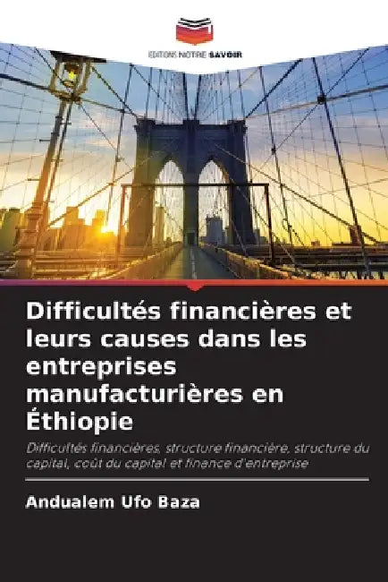 Difficultés financières et leurs causes dans les entreprises manufacturières en Éthiopie by Andualem Ufo Baza