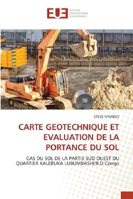 Carte Geotechnique Et Evaluation de la Portance Du Sol by Steve Nyundo