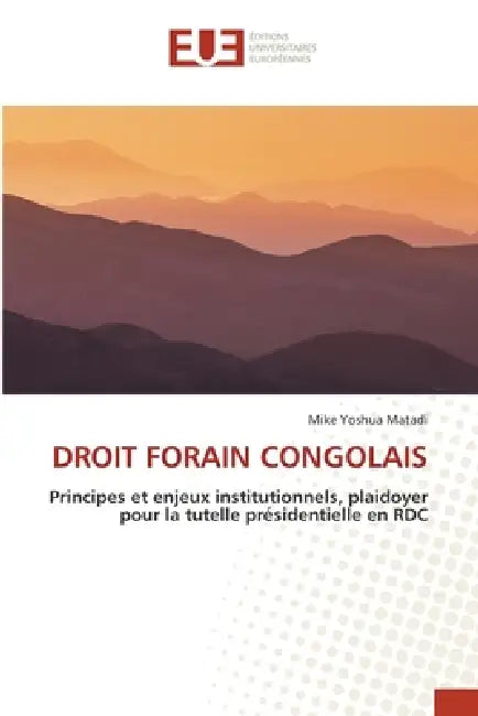 Droit Forain Congolais by Mike Yoshua Matadi