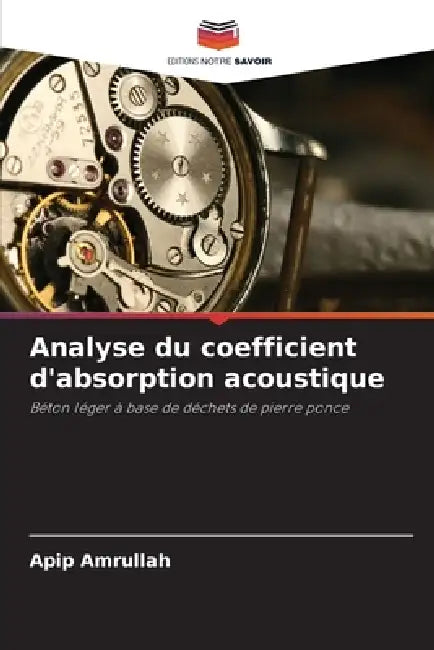 Analyse du coefficient d'absorption acoustique by Apip Amrullah