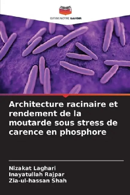 Architecture racinaire et rendement de la moutarde sous stress de carence en phosphore by Nizakat Laghari, Inayatullah Rajpar, Zia-Ul-Hassan Shah