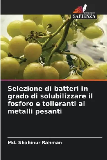 Selezione di batteri in grado di solubilizzare il fosforo e tolleranti ai metalli pesanti by MD Shahinur Rahman