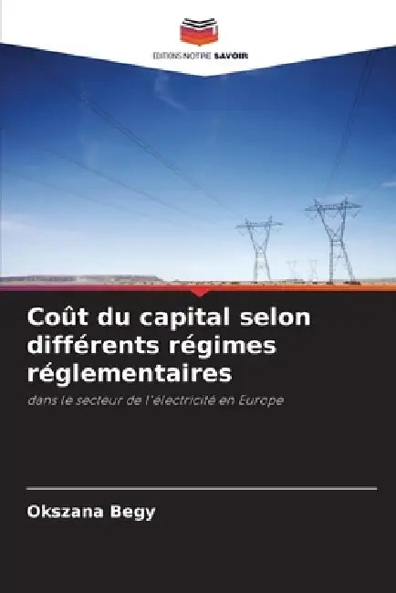 Coût du capital selon différents régimes réglementaires by Okszana Begy