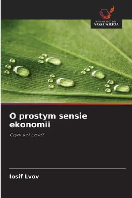 O prostym sensie ekonomii by Iosif Lvov