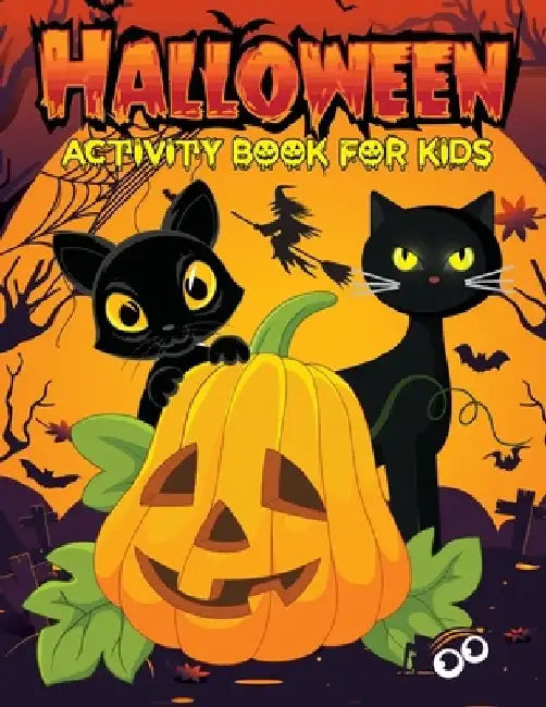 Halloween Activity Book for Kids Ages 4-8: Mazes, Dot to Dot, Scissor Skills, Color & Cut Activity Book for Children by Laura Bidden