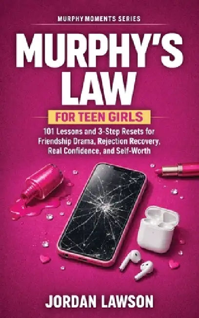 Murphy's Law for Teen Girls: 101 Lessons and 3-Step Resets for Friendship Drama, Rejection Recovery, Real Confidence, and Self-Worth by Jordan Lawson