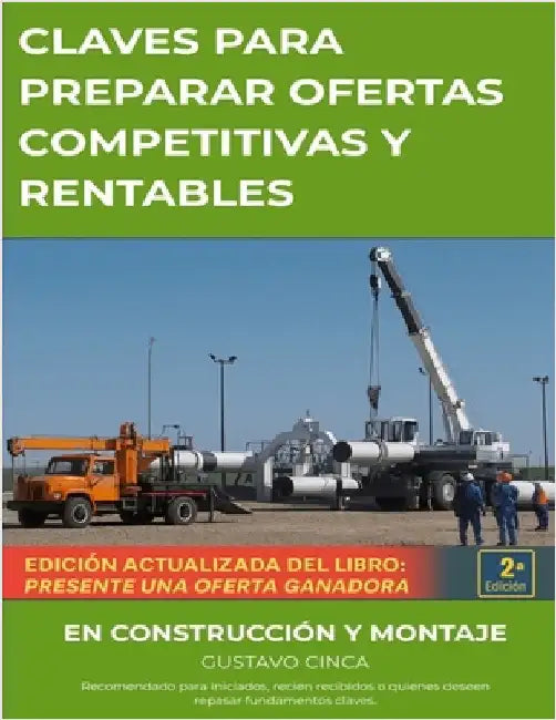 Claves para Preparar Ofertas Competitivas y Rentables en Construcción y Montaje: Recomendado para iniciados, recién recibidos o para quienes deseen re by Cinca, Gustavo