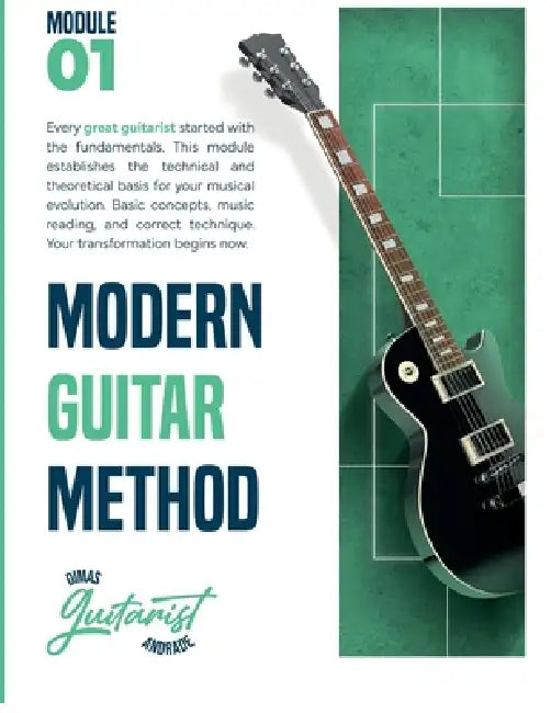 Modern Guitar Method: Module 01 by Caio Oliveira Da Silva, Dimas Guimaraes Andrade
