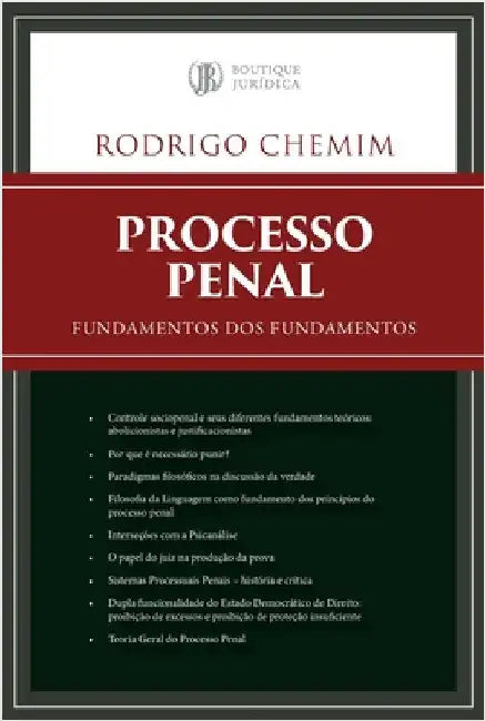Processo Penal by Chemim, Rodrigo