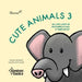 CUTE ANIMALS 3 -- Edição Bilíngue Inglês/Português by Aloma