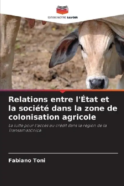 Relations entre l'État et la société dans la zone de colonisation agricole by Fabiano Toni