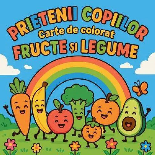 Prietenii Copiilor Fructe și Legumelor - Carte de colorat by Chris Martin