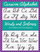 Cursive Alphabet Words and Sentences For Children and Teens Beginners: Cursive For Children and Teens Beginners workbook. Cursive letter tracing book. by Mike Stewart