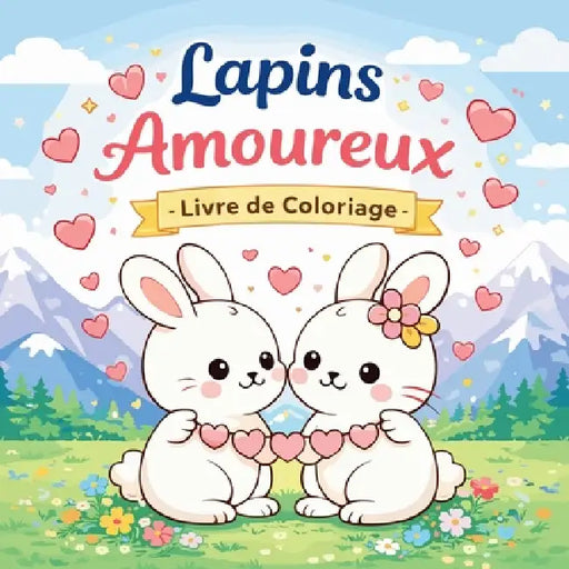 Lapins Amoureux - Livre de Coloriage by Johana Iahn