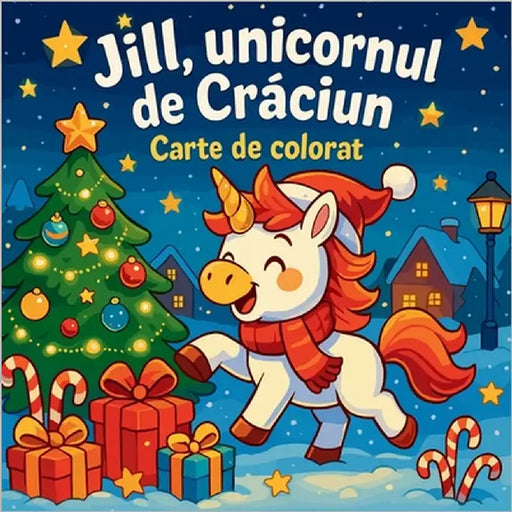 Jill, unicornul de Crăciun - Carte de colorat by Martin, Chris