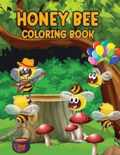 Bee Coloring Book for Kids: Fun Coloring Book for Kids by Laura Bidden