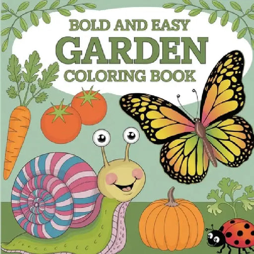 Garden Coloring Book: Large Print Mindfulness Coloring Book by Laura Bidden