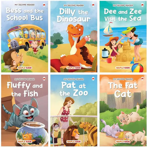 Story Books For Kids - Second Reader (Illustrated) (Set Of 6 Books) by Poonam Mittal