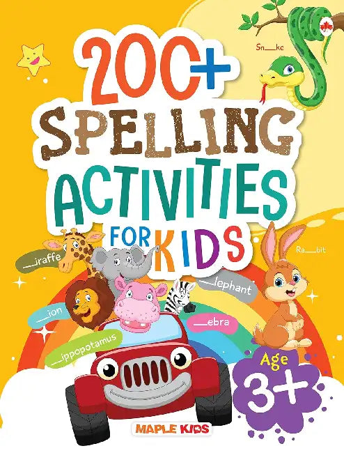 200+ Spelling Activities For Kids - Age 3+ by Poonam Mittal