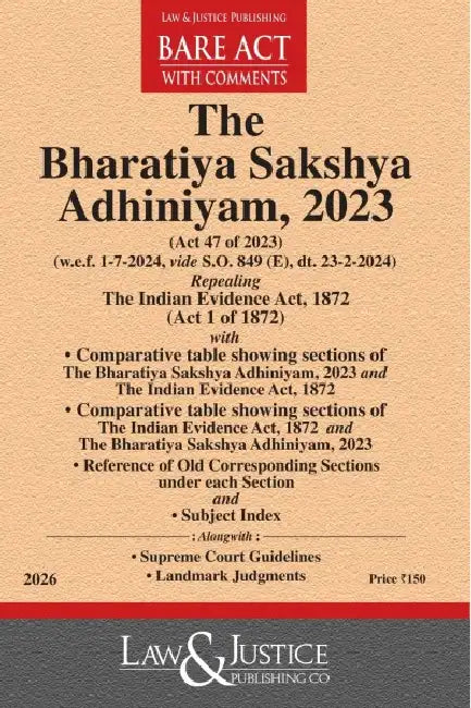 The Bharatiya Sakshay Adhiniyam 2023 by EBC