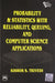 Probability and Statistics With Reliability, Queuing, and Computer Science Applications by Trivedi Kishor Shridharbhai