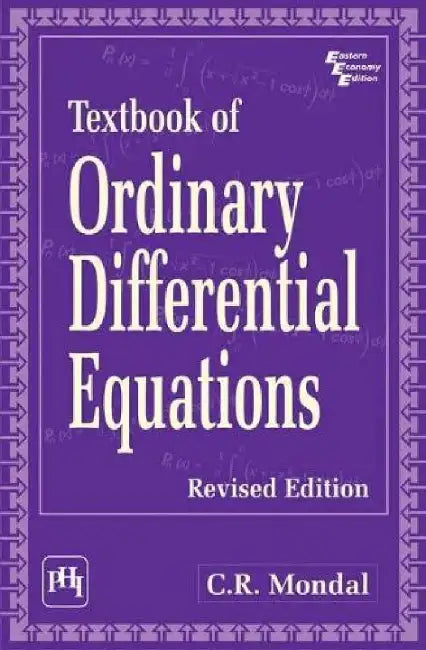 Textbook of Ordinary Differential Equations by Mondal C. R.