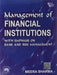 Management of Financial Institutions : With Emphasis On Bank and Risk Management by Sharma Meera