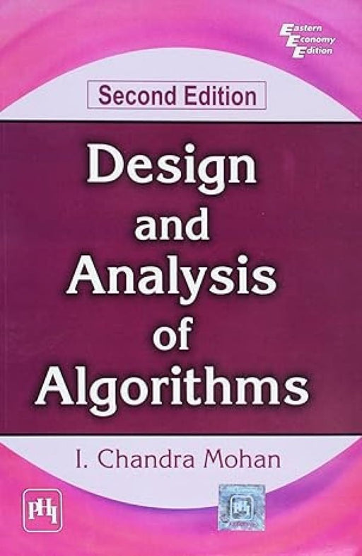 Design and Analysis of Algorithms by Mohan I. Chandra