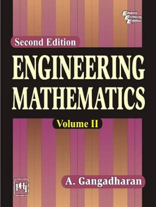 Engineering Mathematics Vol. Ii by Gangadharan A.