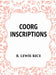 Coorg Inscriptions by B. Lewis Rice