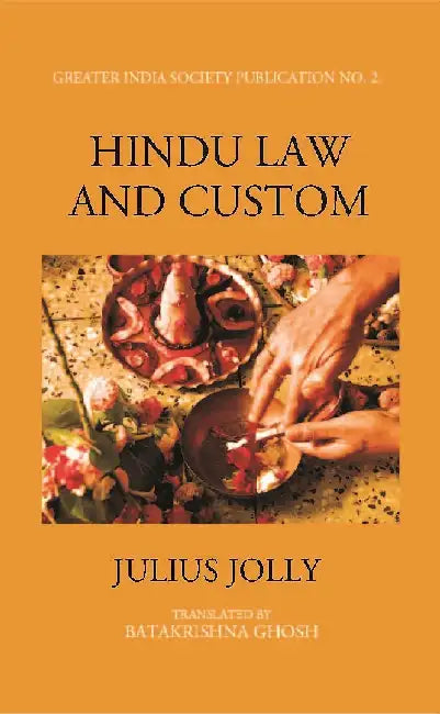 Hindu Law and Custom by JULIUS JOLLY