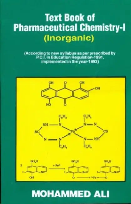 Textbook of Pharmaceutical Inorganic Chemistry by Ali Mohammed