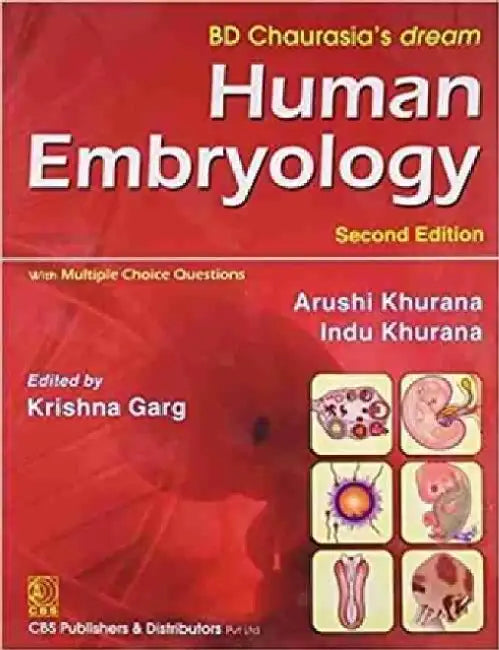 Bd Chaurasia's Dream Human Embryology by Khurana Arushi